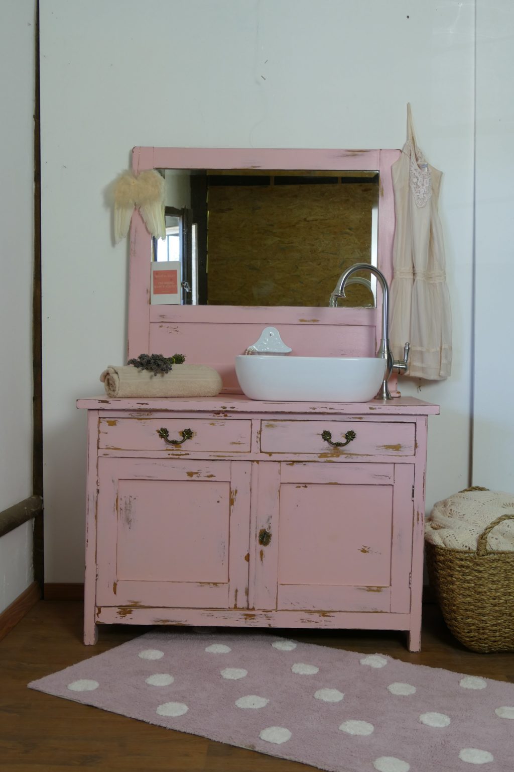 Rosa - Waschkommode Landhauschic | Wasserheimat